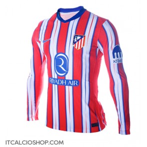 Atletico Madrid Prima Maglia 2024-25 Manica Lunga